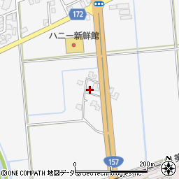 福井県大野市中保11周辺の地図