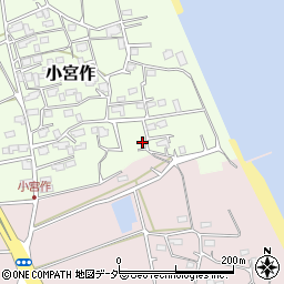 茨城県鹿嶋市小宮作1065周辺の地図