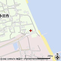 茨城県鹿嶋市小宮作1067周辺の地図