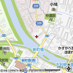 埼玉県春日部市八丁目22周辺の地図