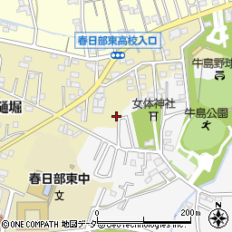 埼玉県春日部市樋堀74周辺の地図