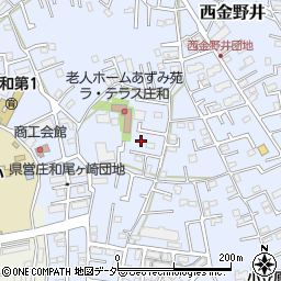 埼玉県春日部市西金野井175周辺の地図