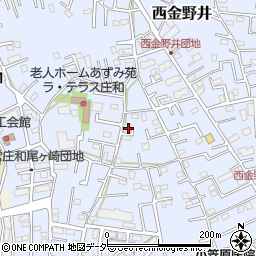 埼玉県春日部市西金野井52周辺の地図
