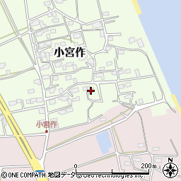茨城県鹿嶋市小宮作782周辺の地図
