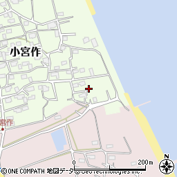 茨城県鹿嶋市小宮作1064-1周辺の地図