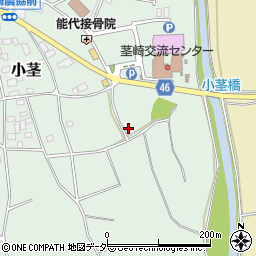 茨城県つくば市小茎161-2周辺の地図