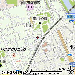 トイレ詰まり修理センター・蓮田店周辺の地図