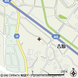 茨城県稲敷郡阿見町吉原3343周辺の地図