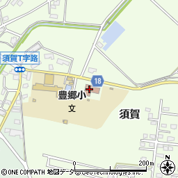 豊郷公民館周辺の地図