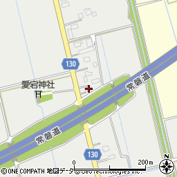 茨城県つくばみらい市古川160-4周辺の地図