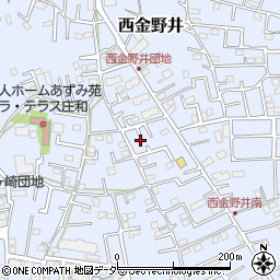 埼玉県春日部市西金野井27周辺の地図
