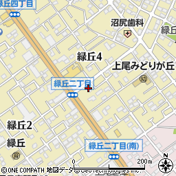 埼玉トヨペットＵ－ｃａｒランド一平上尾店周辺の地図