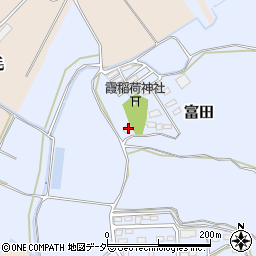 茨城県行方市富田636周辺の地図