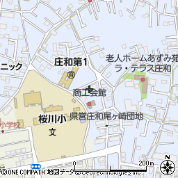 埼玉県春日部市西金野井256周辺の地図
