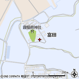 茨城県行方市富田652周辺の地図