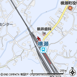 西武鉄道株式会社　横瀬駅周辺の地図