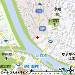 埼玉県春日部市小渕698周辺の地図