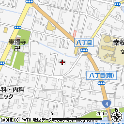 埼玉県春日部市八丁目331周辺の地図