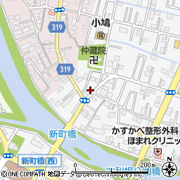 埼玉県春日部市八丁目7周辺の地図