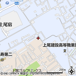 埼玉県上尾市二ツ宮1009周辺の地図
