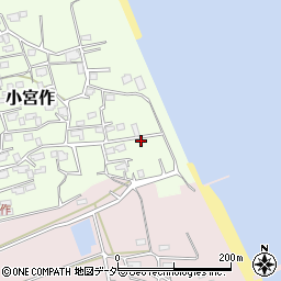 茨城県鹿嶋市小宮作1067-3周辺の地図