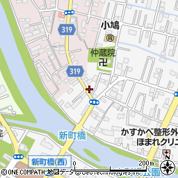 埼玉県春日部市八丁目11周辺の地図