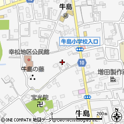 埼玉県春日部市牛島769周辺の地図