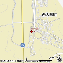 福井県福井市西大味町16周辺の地図