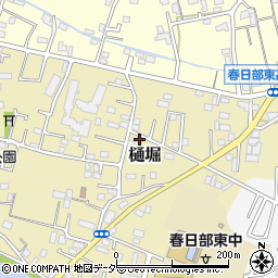 埼玉県春日部市樋堀163-3周辺の地図