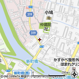 埼玉県春日部市八丁目12周辺の地図