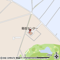 潮来市役所　衛生センター周辺の地図
