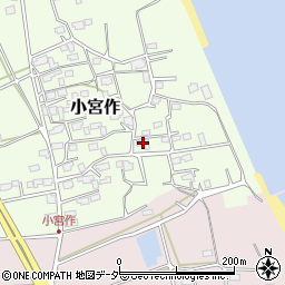 茨城県鹿嶋市小宮作1063周辺の地図