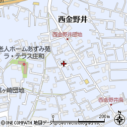埼玉県春日部市西金野井30周辺の地図