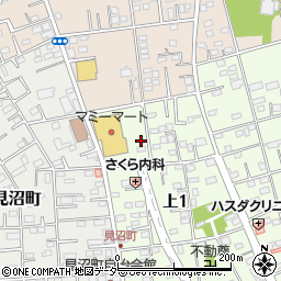 クレストカミ周辺の地図