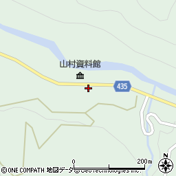 秋神温泉周辺の地図