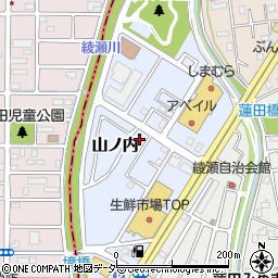埼玉県蓮田市山ノ内周辺の地図