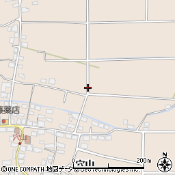 長野県茅野市玉川（穴山）周辺の地図