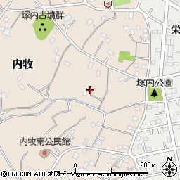 埼玉県春日部市内牧1750周辺の地図