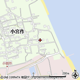 茨城県鹿嶋市小宮作1058周辺の地図