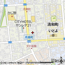 福井県大野市月美町周辺の地図