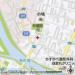 埼玉県春日部市八丁目4周辺の地図