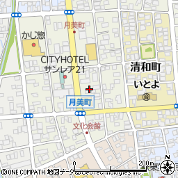 福井県大野市月美町周辺の地図