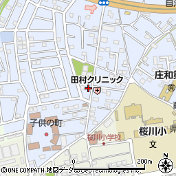 埼玉県春日部市西金野井316周辺の地図