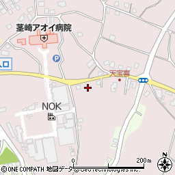 茨城県つくば市天宝喜693周辺の地図