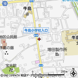 埼玉県春日部市牛島953周辺の地図