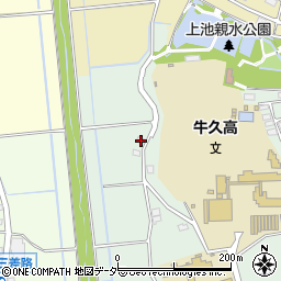 茨城県牛久市岡見町17周辺の地図