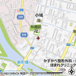埼玉県春日部市八丁目5周辺の地図