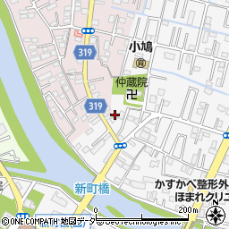 埼玉県春日部市八丁目2周辺の地図