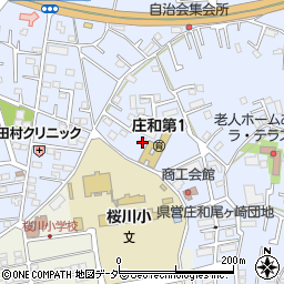 埼玉県春日部市西金野井286周辺の地図