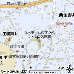埼玉県春日部市西金野井184周辺の地図